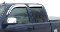 Thumbnail for AVS 99-07 Chevy Silverado 1500 Ext. Cab Ventvisor Front & Rear Window Deflectors 4pc - Chrome