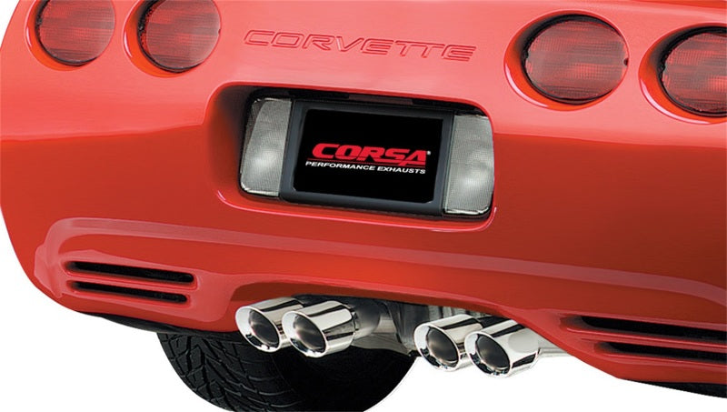 Corsa 1997-2004 Chevrolet Corvette C5 Z06 5.7L V8 Polished Xtreme Axle-Back Exhaust