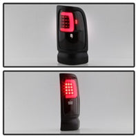 Thumbnail for xTune Dodge Ram 1500 94-01 Tail Lights - Light Bar LED - Black ALT-ON-DRAM94V3-LBLED-BSM