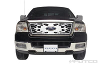 Thumbnail for Putco 04-08 Ford F-150 (Honeycomb Grille) w/ Logo CutOut Flaming Inferno Stainless Steel Grille