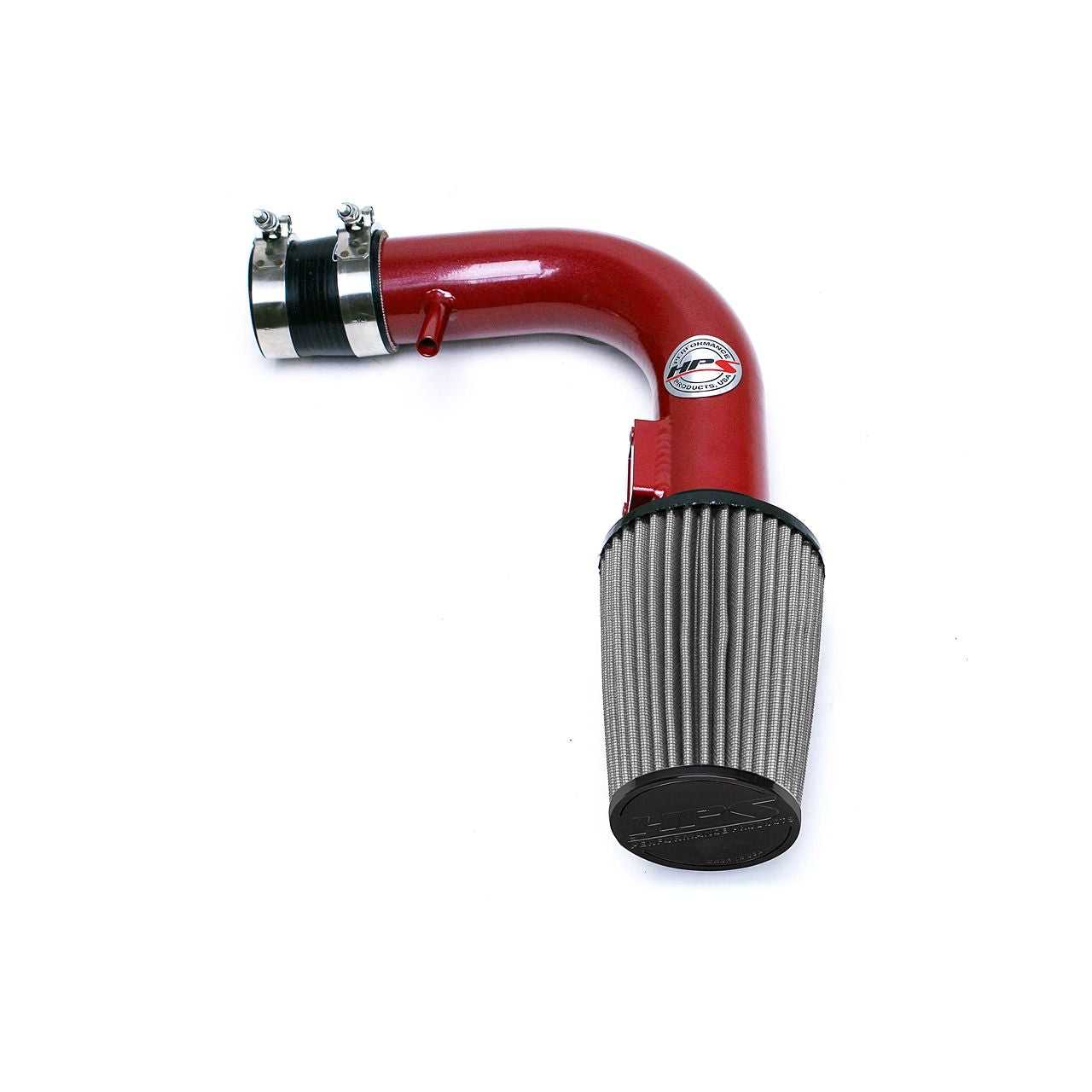 HPS Shortram Air Intake Kit 12-19 Nissan Versa 1.6L, Red