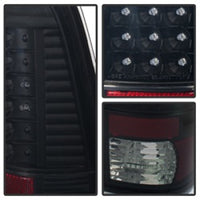 Thumbnail for Xtune Ford F250/350/450/550 Super Duty 99-07 LED Tail Lights Black Smoke ALT-JH-FF15097-LED-BKSM