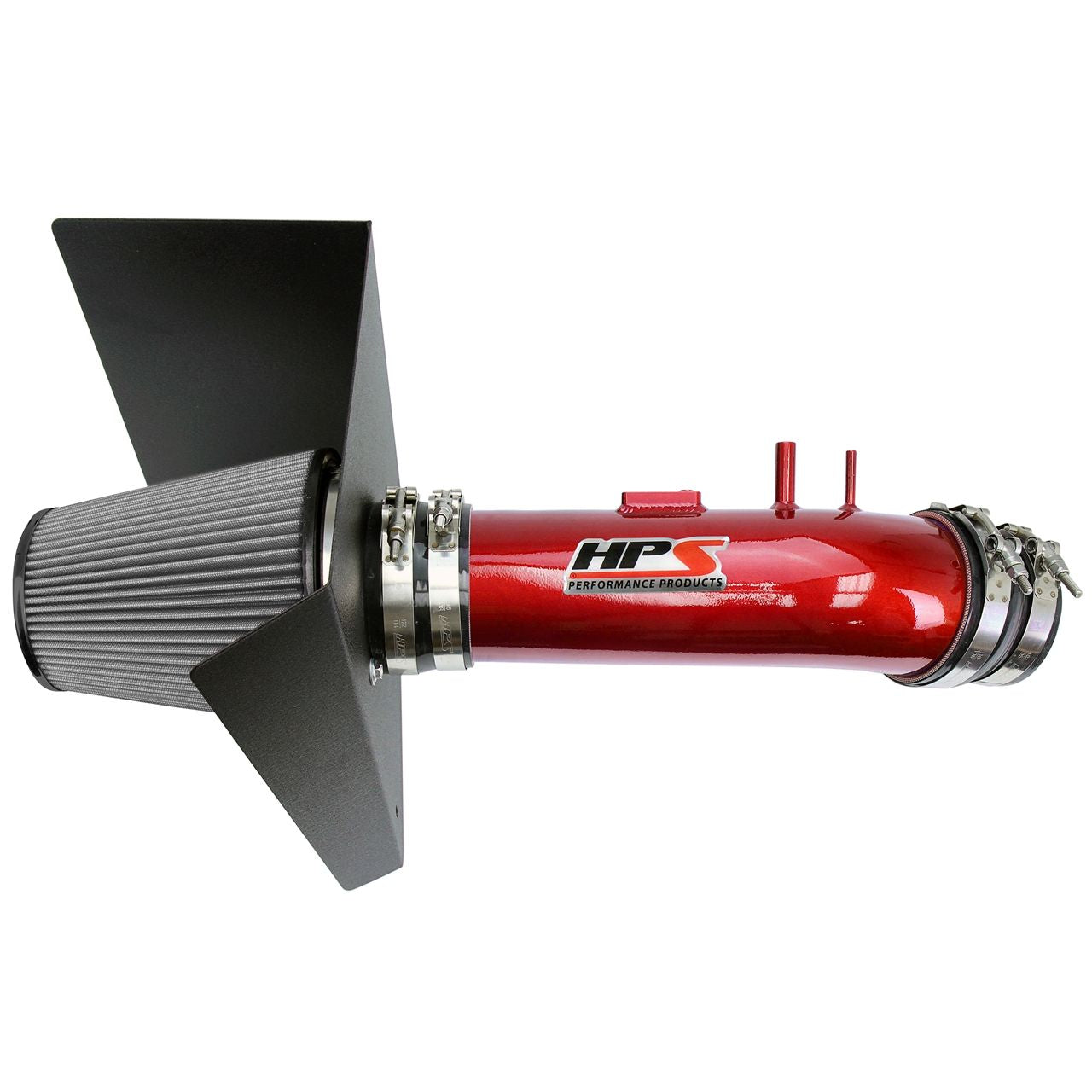 HPS Shortram Air Intake 2012-2019 Toyota Tundra 5.7L V8, Includes Heat Shield, Red