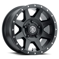 Thumbnail for ICON Rebound 18x9 5x150 25mm Offset 6in BS 110.1mm Bore Satin Black Wheel