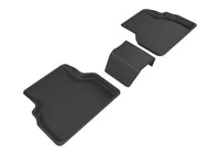 Thumbnail for 3D MAXpider 2015-2018 Audi Q3 Kagu 2nd Row Floormats - Black