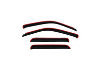 Thumbnail for AVS 96-00 Honda Civic Ventvisor In-Channel Front & Rear Window Deflectors 4pc - Smoke