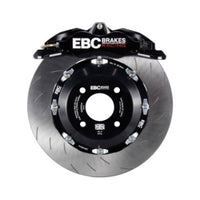 Thumbnail for EBC Racing 04-09 Volkswagen GTI (Mk5) Black Apollo-4 Calipers 330mm Rotors Front Big Brake Kit