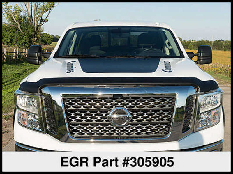 EGR 16+ Nissan Titan XD Superguard Hood Shield - Matte