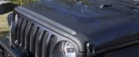 Thumbnail for AVS 2018+ Jeep Wrangler (JL) 2dr/4dr Aeroskin II Textured Low Profile Hood Shield - Black