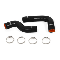 Thumbnail for Mishimoto 92-00 Subaru WRX/STI Turbo Silicone Radiator Hose Kit - Black