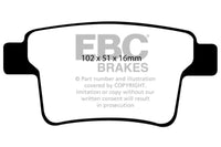 Thumbnail for EBC 04-07 Ford Five Hundred 3.0 Greenstuff Rear Brake Pads