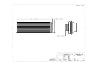 Thumbnail for Aeromotive In-Line Filter - AN-16 10 Micron Microglass Element Extreme Flow