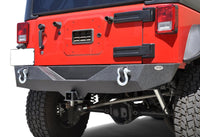 Thumbnail for DV8 Offroad 07-18 Jeep Wrangler JK Steel Mid Length Rear Bumper