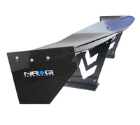 Thumbnail for NRG Carbon Fiber Spoiler - Universal (59in.) NRG Logo Large End Plates