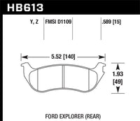 Thumbnail for Hawk Performance Ceramic Street Brake Pads