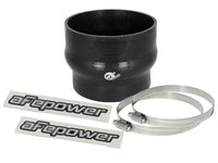 Thumbnail for aFe Magnum FORCE CAI Silicone Coupling Kit (4in. ID to 3.5in. ID) 2.75in L Straight Reducer - Black