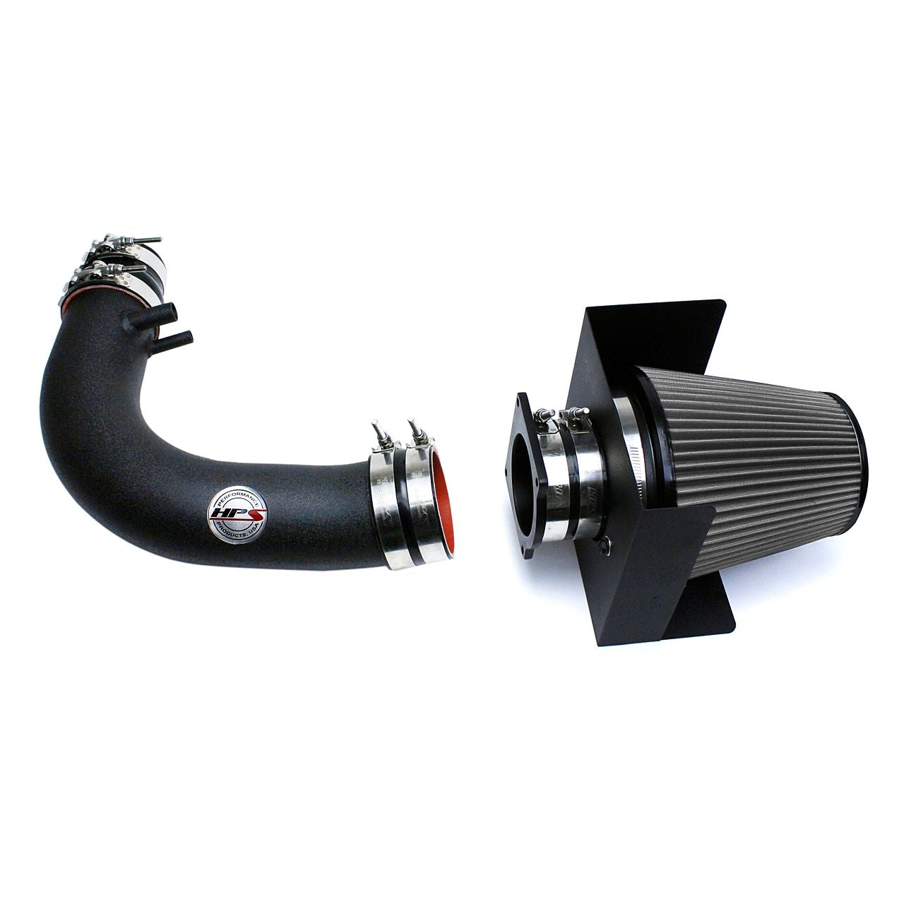 HPS Cold Air Intake Kit 97-04 Ford Expedition 4.6L 5.4L V8, Includes Heat Shield, Black