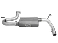 Thumbnail for aFe Scorpion 2-1/2in Alum Steel Axle-Back Exhaust w/Polished Tip 07-18 Jeep Wrangler JK V6-3.6/3.8L