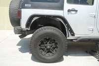 Thumbnail for DV8 Offroad 07-18 Jeep Wrangler JK Rear Aluminum Inner Fender - Black