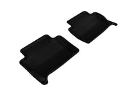 Thumbnail for 3D MAXpider 2007-2015 Audi Q7 Kagu 2nd Row Floormats - Black