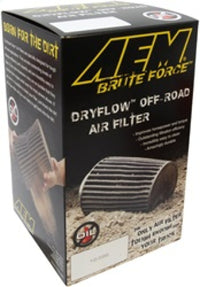 Thumbnail for AEM Dryflow Conical Air Filter 2.75in Flange ID / 6in Base OD / 5.125in Top OD / 9.125in Height