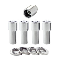 Thumbnail for McGard Wheel Lock Nut Set - 4pk. (X-Long Shank) 1/2-20 / 13/16 Hex / 2.165in. Length - Chrome