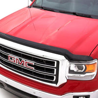 Thumbnail for AVS 14-18 GMC Sierra 1500 Hoodflector Low Profile Hood Shield - Smoke