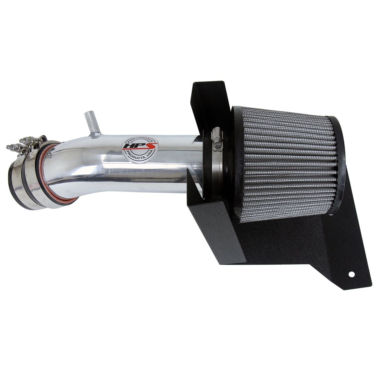 HPS Shortram Air Intake 2011-2016 Hyundai Elantra 1.8L, Includes Heat Shield, Polish