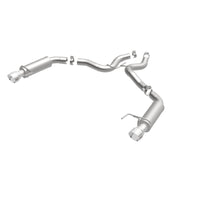 Thumbnail for MagnaFlow Axle Back, SS, 3in, Competition, Dual Split Polished 4.5in Tip 2015 Ford Mustang GT V8 5.0