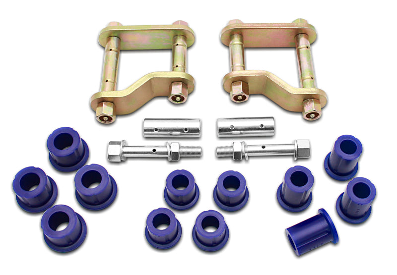 SuperPro 2005 Nissan Frontier LE Rear Greasable Shackle and Bushing Kit