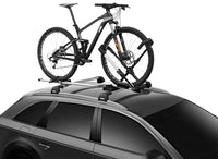 Thumbnail for Thule UpRide - Upright Bike Rack (No Frame Contact) - Silver/Black