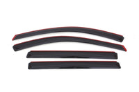 Thumbnail for AVS 13-18 Nissan Pathfinder Ventvisor In-Channel Front & Rear Window Deflectors 4pc - Smoke