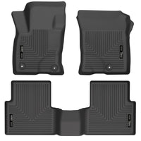 Thumbnail for Husky Liners 21-22 Ford Bronco Sport WeatherBeater Front & 2nd Seat Floor Liners (Black)