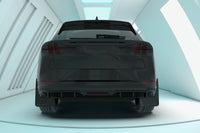 Thumbnail for Rally Armor 21-24 Ford Mustang Mach-E/GT/Rally Black UR Mud Flap w/Light Blue Logo