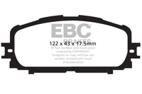 Thumbnail for EBC 12+ Toyota Yaris 1.5 Greenstuff Front Brake Pads