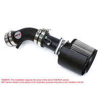 Thumbnail for HPS Shortram Air Intake 2002-2006 Nissan Altima 2.5L 4Cyl, Includes Heat Shield, Black