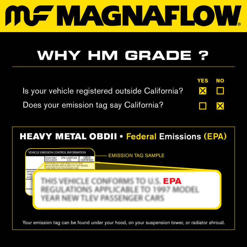 MagnaFlow Conv DF 97-98 GM Vans 3.4L