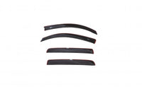 Thumbnail for AVS 16-18 Toyota Tacoma Access Cab Low Profile Color Match Ventvisors 4pc - Black