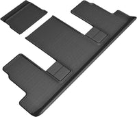 Thumbnail for 3D MAXpider 2018-2020 Chevrolet/Buick Traverse/Enclave Kagu 3rd Row Floormats - Black