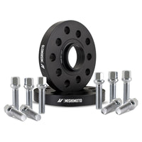 Thumbnail for Mishimoto Wheel Spacers - 5x112 - 57.1 - 20 - M14 - Black