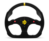 Thumbnail for Momo MOD30 Buttons Steering Wheel 320 mm -  Black Suede/Black Spokes/1 Stripe