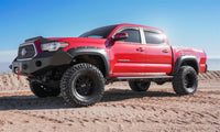 Thumbnail for AVS 16-18 Toyota Tacoma Double Cab Ventvisor In-Channel Front & Rear Window Deflectors 4pc - Smoke