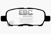 Thumbnail for EBC 02 Infiniti G35 3.5 w/o DCS Greenstuff Rear Brake Pads