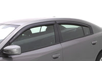 Thumbnail for AVS 11-18 Dodge Charger Ventvisor Outside Mount Window Deflectors 4pc - Smoke