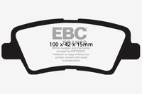 Thumbnail for EBC 12+ Hyundai Accent 1.6 Greenstuff Rear Brake Pads