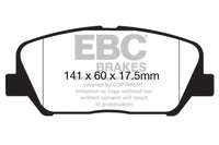 Thumbnail for EBC 12-15 Hyundai Veloster 1.6 Turbo Greenstuff Front Brake Pads