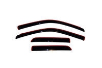 Thumbnail for AVS 09-18 Dodge RAM 1500 Quad Cab Ventvisor In-Channel Front & Rear Window Deflectors 4pc - Smoke