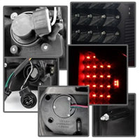 Thumbnail for Xtune Dodge Ram 02-06 1500 / Ram 2500/3500 03-06 LED Tail Light Black Smoke ALT-JH-DR02-LED-BKSM