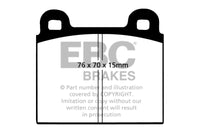 Thumbnail for EBC 68-72 Alfa Romeo 1750 1.75 Greenstuff Front Brake Pads