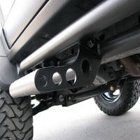 Thumbnail for N-Fab RKR Step System 15-17 GMC - Chevy Canyon/Colorado Crew Cab - Tex. Black - 1.75in